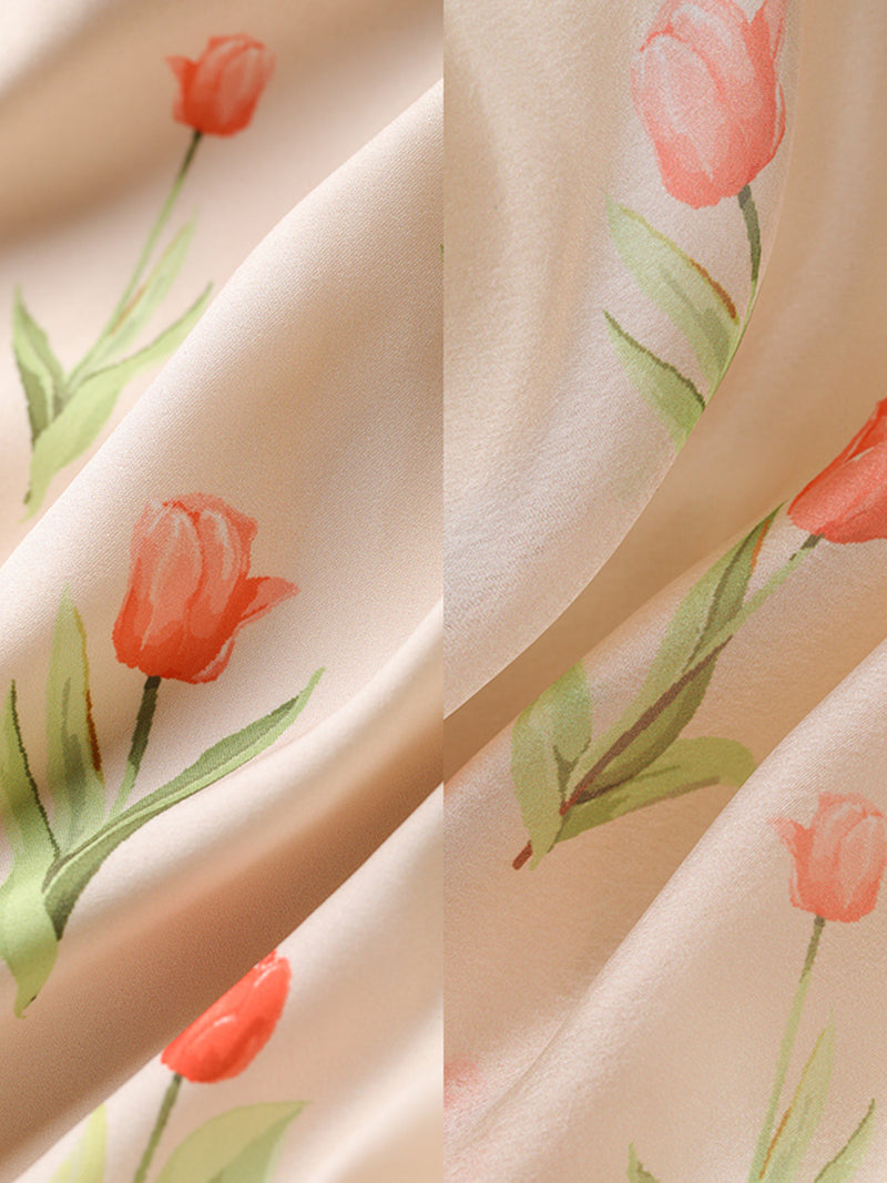 Tulip see-through long dress