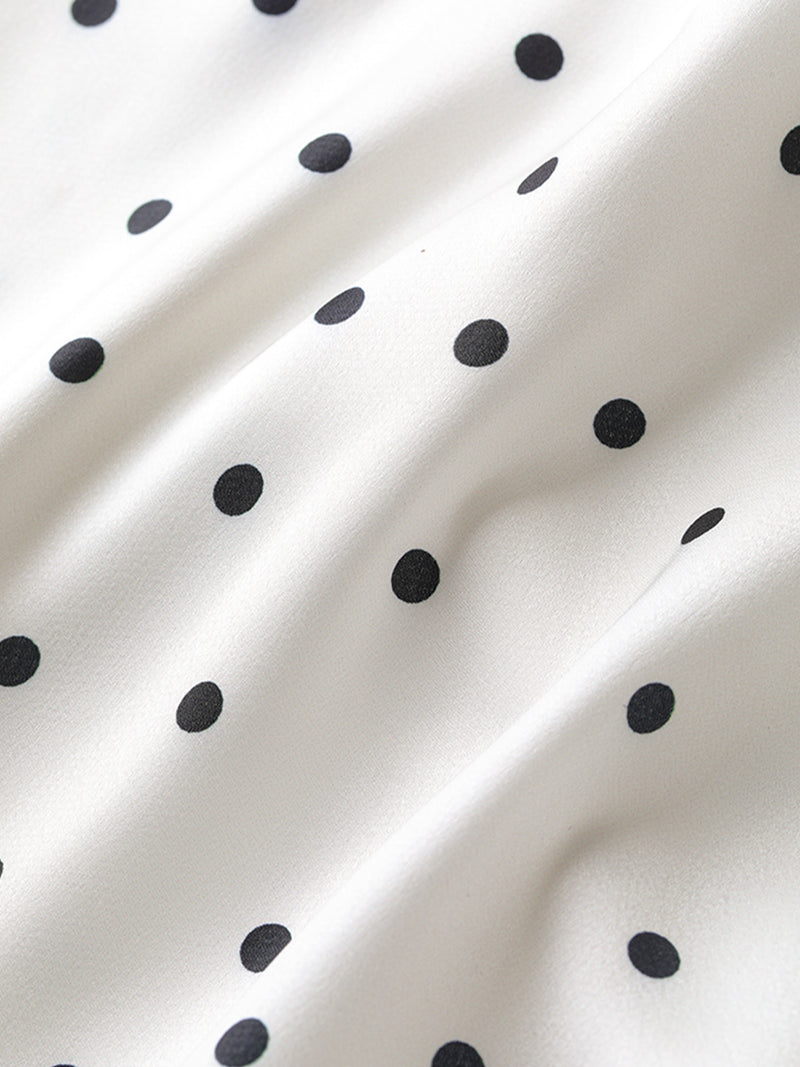 Classic Dotted Long Dress